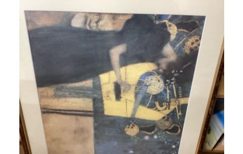 TABLEAU EFFET BOIS MUSICIEN