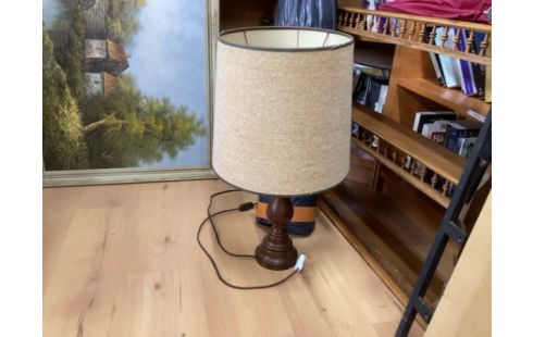 LAMPE BOIS BEIGE