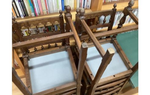 CHAISE STYLE HENRY II LOT DE 6