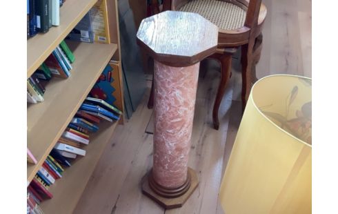 COLONNE EN BOIS EFFET MARBRE