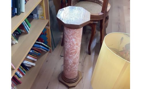 COLONNE EN BOIS EFFET MARBRE