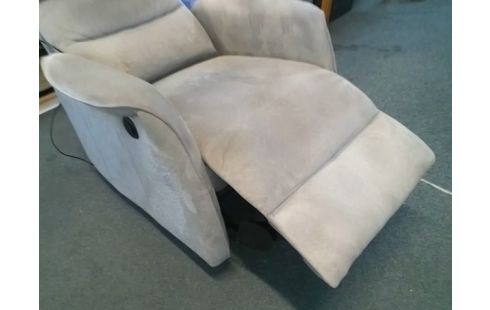 FAUTEUIL RELAX ELECTRIQUE TISSU (QLQS TACHES / TEST OKAY)