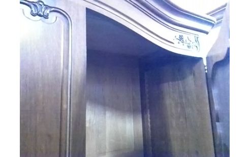 ARMOIRE 2P STYLE LOUIS XV (ETAGERES SANS PENDERIE)