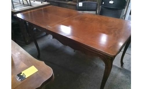 TABLE 80X80 PLIANTE STYLE LOUIS XV (QLQS TACHES)