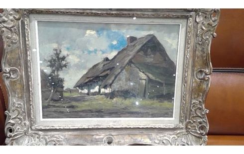 HUILE SUR PANNEAU  JAN VAN LOOY  "MASURE A