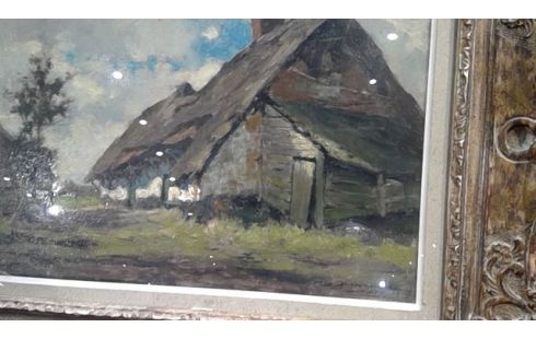 HUILE SUR PANNEAU  JAN VAN LOOY  "MASURE A