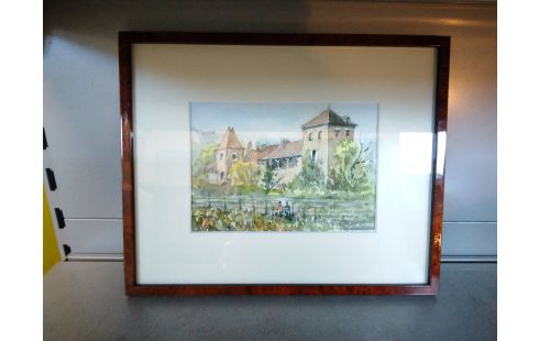 AQUARELLE CHATEAU GEVREY