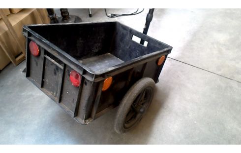 ANHÄNGER, , FAHRRAD SCHWARZ