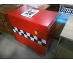 COMMODE ROUGE TYPE GARAGE 3 TIROIRS