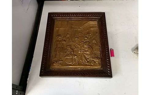 KADER MET BAS-RELIËF IN MESSING