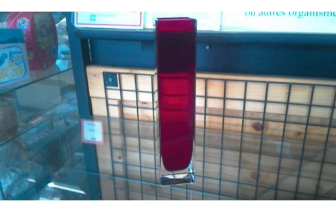 HRAND VASE ROUGE VERRE DE MURANO ?