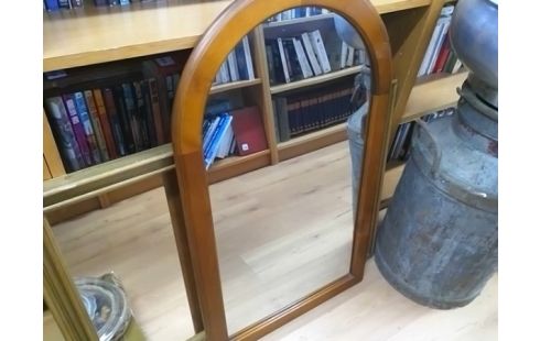 MIROIR BOIS HAUT ARRONDIS