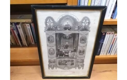 CADRE RELIGION BORD NOIR