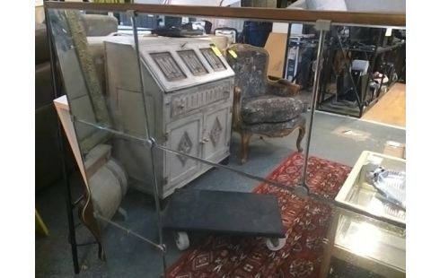 MIROIR GM SUR SUPPORT BOIS