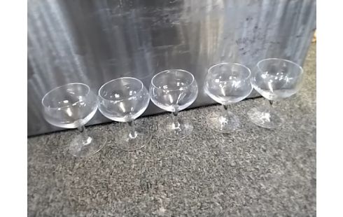 VERRES Acvin lot de 5
