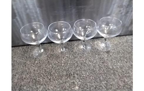 VERRES Lot de 4