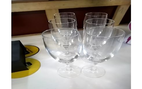 VERRES Champagne lot de 6