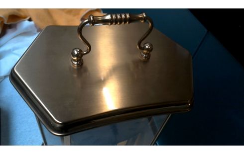 PENDULETTE LAITON A BATTERIE