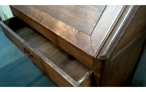 SECRETAIRE ANTIQUE CHENE 3 TIROIRS