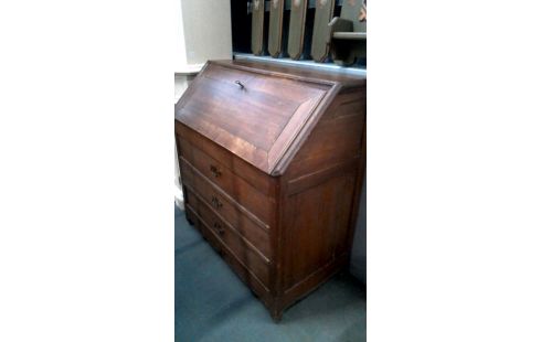 SECRETAIRE ANTIQUE CHENE 3 TIROIRS