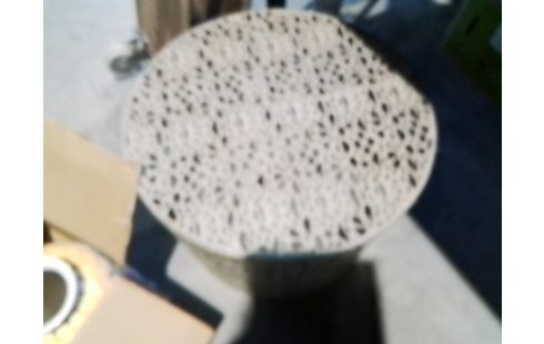 TABLE BASSE METAL TAUPE