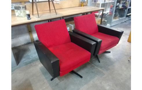 FAUTEUIL VINTAGE LA PAIRE FAUTEUILS VINTAGE LA PAIRE