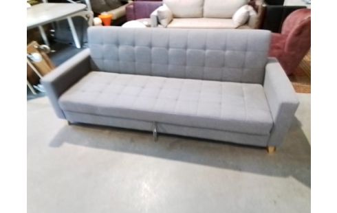 CANAPE CIC CLAC TISSU GRIS