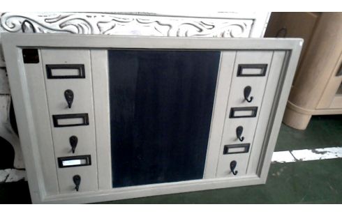 PORTE MANTEAU MURAL GRIS, , ASSIETTE