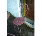 CHAISE DE JARDIN METAL