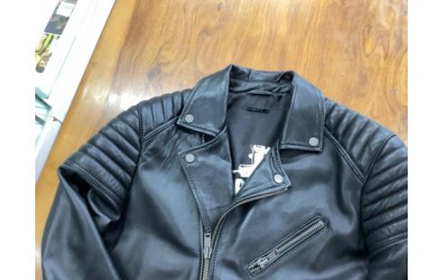 VESTE EN CUIR IKKS TAILLE L