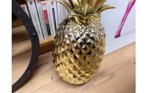 DECORATION ANANAS DORE