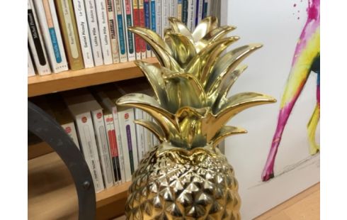 DECORATION ANANAS DORE