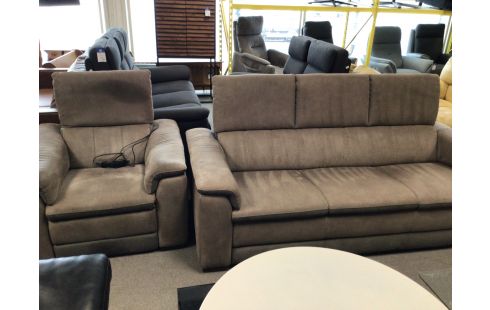 SALON 3+1+1 RELAX MICROFIBRE TAUPE