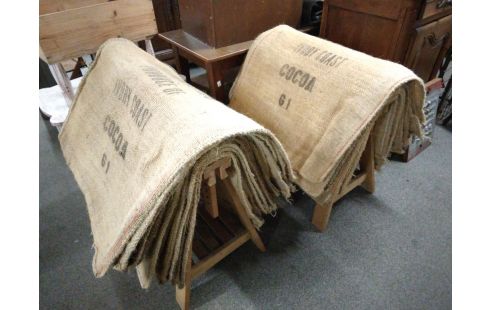 DECORATION SAC TOILE DE JUTE