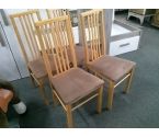4 CHAISES MODERNE TISSU
