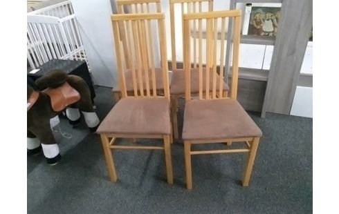 4 CHAISES MODERNE TISSU