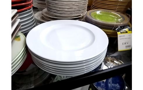 ASSIETTE BLANCHE LOT DE 7