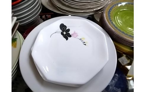 ASSIETTE DESSERT ARCOPAL LOT DE 5