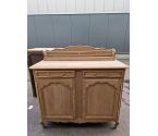 BUFFET BAS CHÊNE AÉROGOMMÉ 2 PORTES