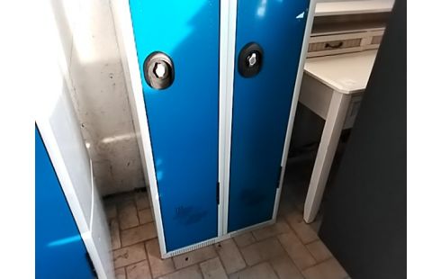 VESTIAIRE METAL 2 PLACES