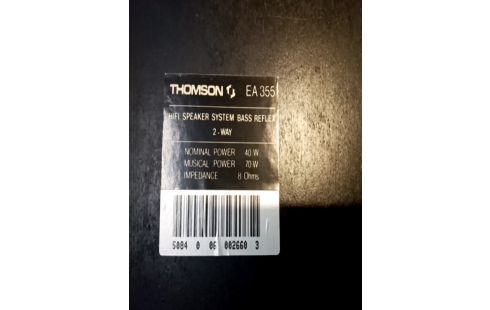 HAUT PARLEUR THOMSON  LA PAIRE