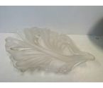 PLAT VERRE FEUILLE