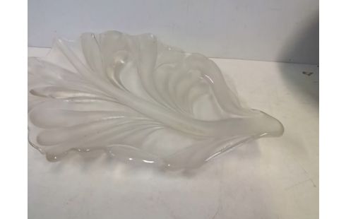 PLAT VERRE FEUILLE