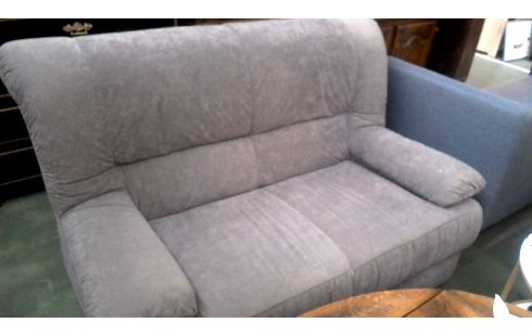 FAUTEUIL 2 PLACES GRIS MICROFIBRE