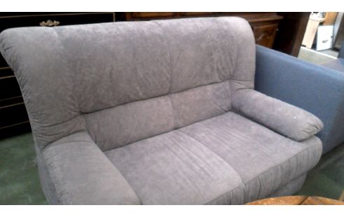 FAUTEUIL 2 PLACES GRIS MICROFIBRE