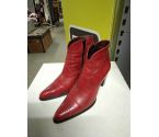 CHAUSSURES BOOTS CUIR ROUGE MURATTI T37