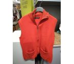 GILET SANS MANCHE ROUGE CHRISTINE LAURE
