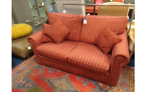 CANAPE TISSU ROUGE BRIQUE