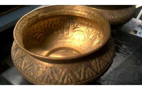 POT DE FLEURS CUIVRE L UNITE GRAND