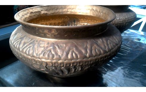 POT DE FLEURS CUIVRE L UNITE GRAND